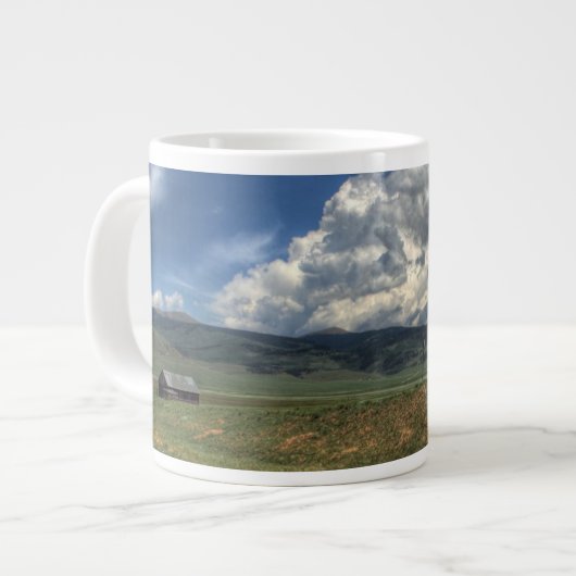 Colorado-Bauernhof Jumbo-Tasse (Vorderseite Links)
