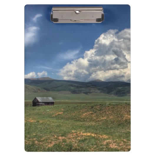 Colorado-Bauernhof Klemmbrett (Vorderseite)