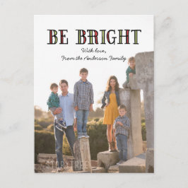 Colorado Be Bright Holiday Foto Postkarte