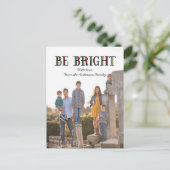 Colorado Be Bright Holiday Foto Postkarte (Stehend Vorderseite)