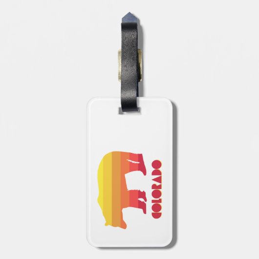 Colorado Bear Gepäckanhänger (Rückseite vertikal)