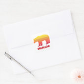 Colorado Bear Quadratischer Aufkleber (Umschlag)