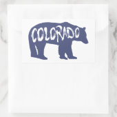 Colorado Bear Rechteckiger Aufkleber (Tasche)