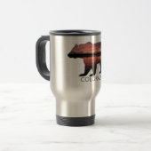 Colorado Bear | Sonnenuntergang | Silberne Tasse (Vorderseite Links)