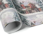 Colorado Bed and Breakfast Wrapping Paper Geschenkpapier (Rolleneckpunkt)