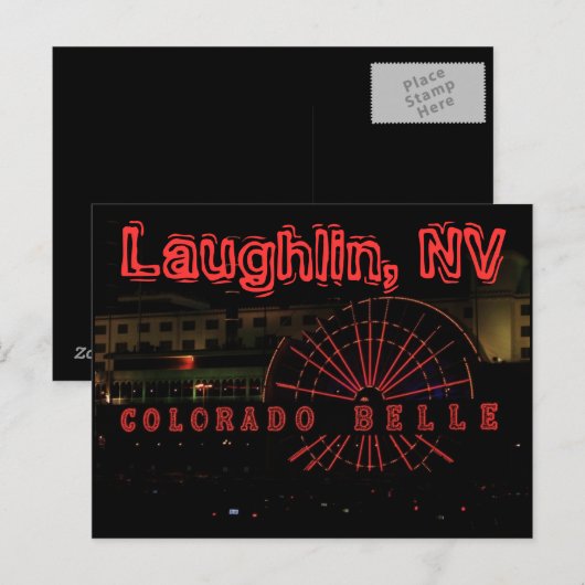 Colorado Belle Postkarte (Vorne/Hinten)