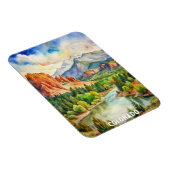 Colorado Berge Aquarellbilder Magnet (Rechte Seite)