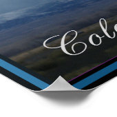 Colorado Berge im Wolkenposter Poster (Ecke)