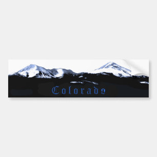 Colorado Berggipfel I Autoaufkleber