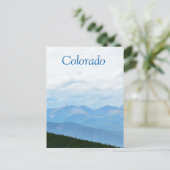 Colorado Bergkulisse Postkarte (Stehend Vorderseite)