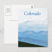 Colorado Bergkulisse Postkarte (Vorne/Hinten)