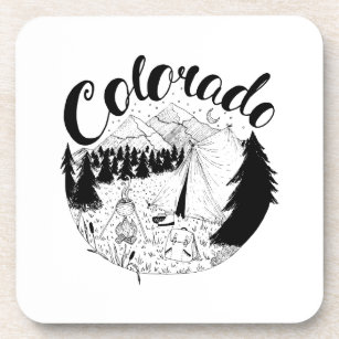 Colorado Bergsee-Zauber Getränkeuntersetzer