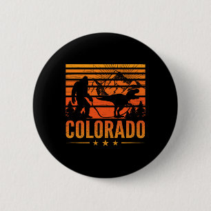 Colorado Bigfoot Berg Dinosaurier Bigfoot Camping Button