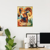 Colorado Bighorn Schafe Poster (Heimbüro)