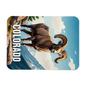 Colorado Bighorn Schafe reisen Souvenir Magnet (Horizontal)