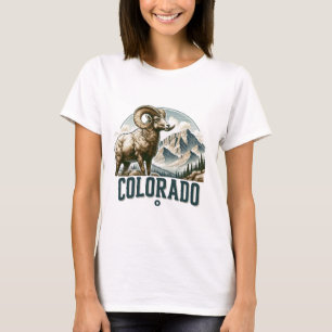 Colorado, Bighornschaf aus Rocky Mountain, T-Shirt