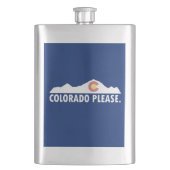 Colorado Bitte Flachmann (Vorderseite)