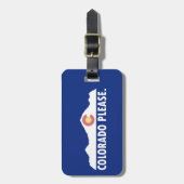 Colorado Bitte Gepäckanhänger (Vorderseite vertikal)