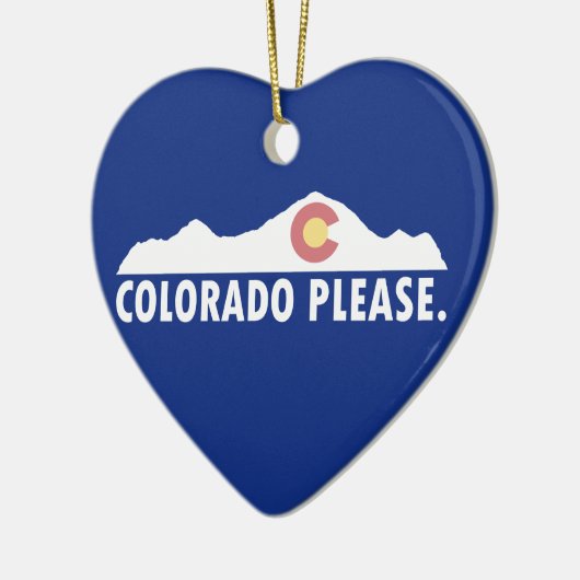 Colorado Bitte Keramik Ornament (Links)
