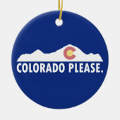Colorado Bitte Keramikornament (Vorne)