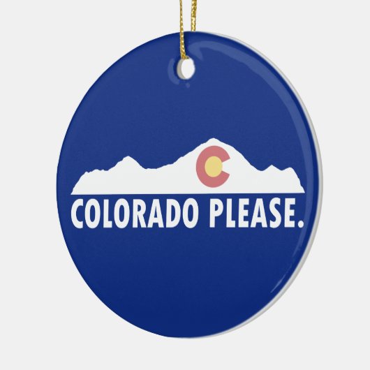 Colorado Bitte Keramikornament (Links)