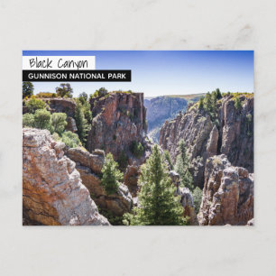 Colorado Black Canyon Postkarte