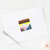 Colorado ~ Black Hills und Utah Quadratischer Aufkleber (Umschlag)