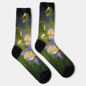 Colorado Blue Columbine Painting - Original Art Socken (Rechts)