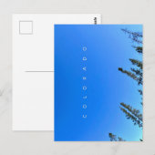 Colorado Blue Sky Postcard Postkarte (Vorne/Hinten)