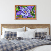 Colorado Blume Leinwand Kunst (Insitu (Schlafzimmer))