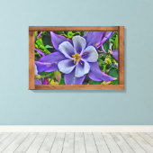 Colorado Blume Leinwand Kunst (Insitu (Holzboden))