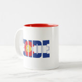 Colorado-Bride Zweifarbige Tasse (Vorderseite Links)