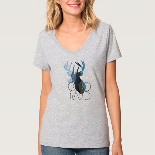 Colorado Buck & Mountain Tshirt (Vorderseite)