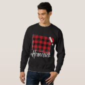 Colorado Buffalo Kariert #Homesick Christmas Santa Sweatshirt (Vorne ganz)