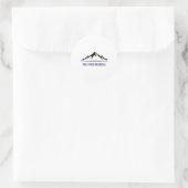 Colorado Bysebyll Runder Aufkleber (Tasche)