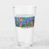 Colorado Camping Mosaik mit Bären Glas (Rückseite)