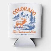 Colorado Centennial Staat 1876 Elk Mountains Dosenkühler (Vorderseite)