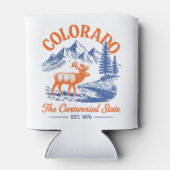 Colorado Centennial Staat 1876 Elk Mountains Dosenkühler (Rückseite)