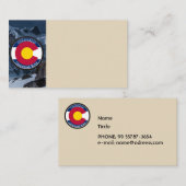 Colorado Circle Flag Visitenkarte (Vorne/Hinten)