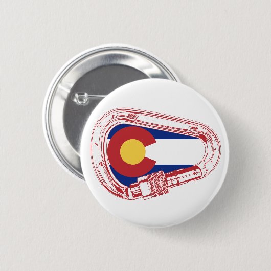 Colorado Climbing Carabiner Button (Vorne & Hinten)