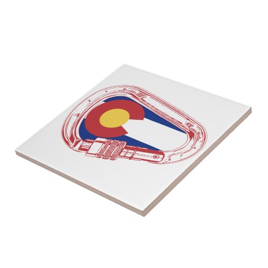 Colorado Climbing Carabiner Fliese (Seite)