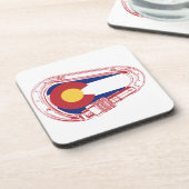 Colorado Climbing Carabiner Getränkeuntersetzer (Linke Seite)