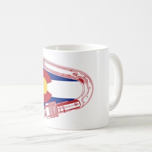 Colorado Climbing Carabiner Kaffeetasse (VorderseiteRechts)