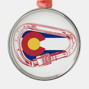 Colorado Climbing Carabiner Ornament Aus Metall