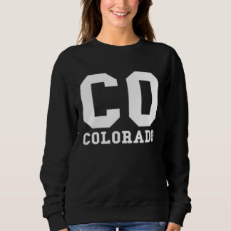 Colorado  CO  Minimalistic Pocket  Classic Sweatshirt