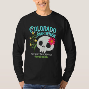Colorado Co Staat Rebellier Gardener Niedlich Skul T-Shirt