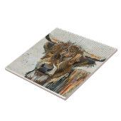 Colorado Collage Highland Cow Fliese (Seite)