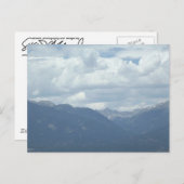 Colorado Collegiate Peaks unter bewölktem Himmel Postkarte (Vorne/Hinten)