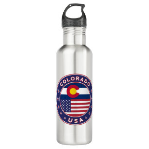 Colorado, Colorado T - Shirt, USA Staaten Edelstahlflasche