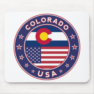 Colorado, Colorado T - Shirt, USA Staaten Mousepad